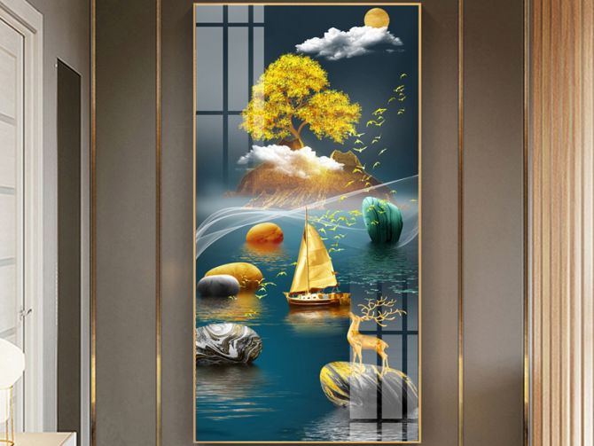 Tranh Kính 3D Phong Cảnh